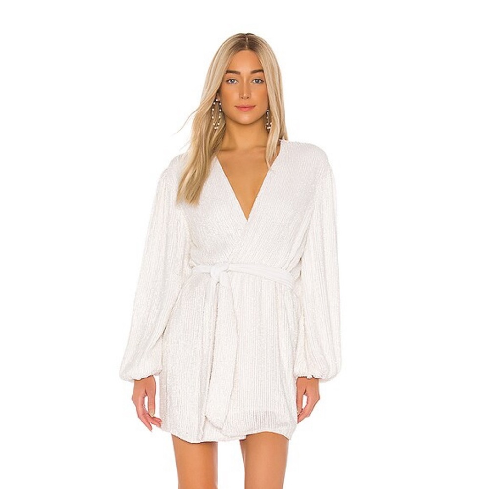 RETROFETE Gabrielle Robe in Moonglow White